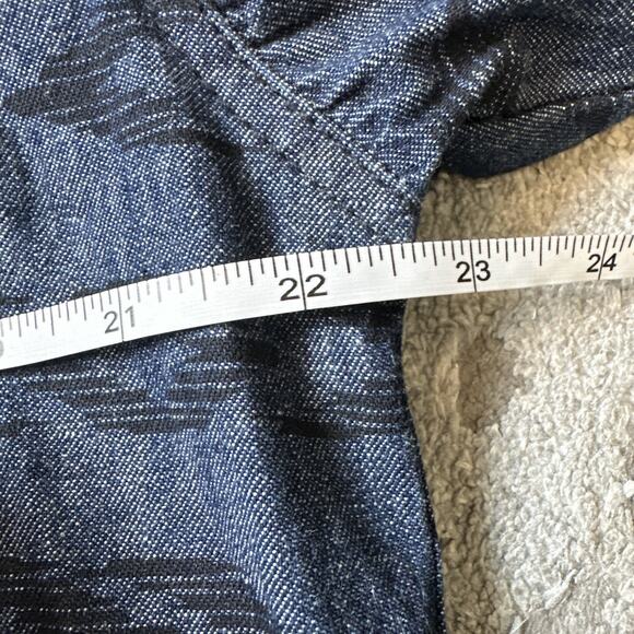 Stetson Men's Aztec Printed Denim Long Sleeve Snap Button Up Shirt‎ Size Medium - Picture 8 of 10